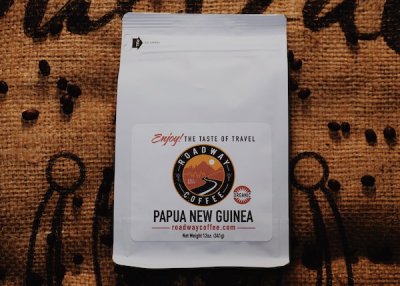 Papua New Guinea Organic Light/Med Roast Whole Bean Coffee