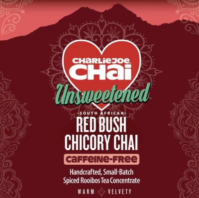 CharlieJoe Chai Unsweetened Red Bush Chicory (Caffeine-free Concentrate) - 32 oz.