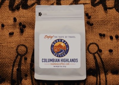 Columbian Highlands Light/Med Roast Whole Bean Coffee